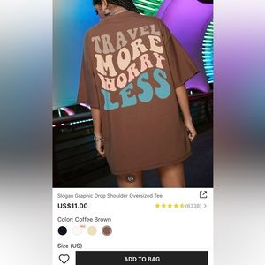 Women’s oversized tee